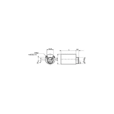 jeu de cylindre 45 mm RONIS pour serrure JPM VEGA - 1