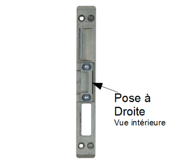 Gâche Centrale ROTO H620 FASTEO | Pour Serrure Automatique ROTO