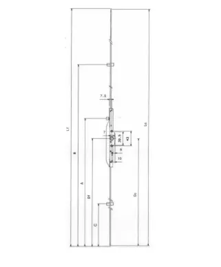 Crémone FERCO GU E20496 fouillot 7.5 CRV072050