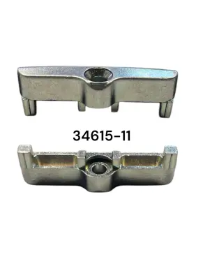 Gâche de galet MACO 34615-11 pour PVC
