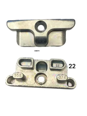Gâche de galet MACO 358074 pour PVC