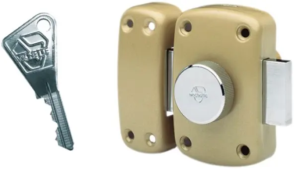 Verrou serrure Vachette Cyclop à bouton 45 mm - 3 clés