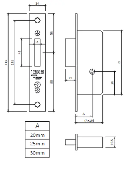 Serrure GNS 9791S