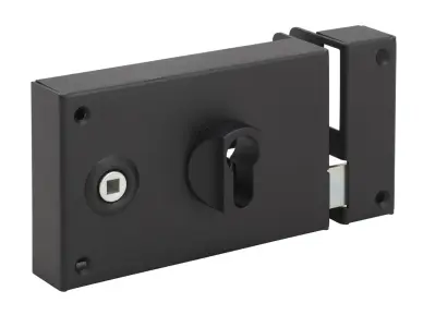 Serrure DEVISMES PRO à cylindre européen noire S10237