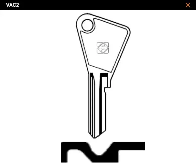 Clé Vachette VAC2