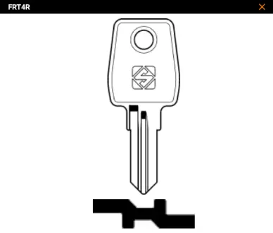 Clé Fort FRT4R