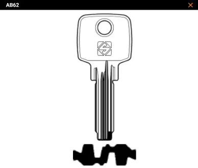 Clé ABUS AB62
