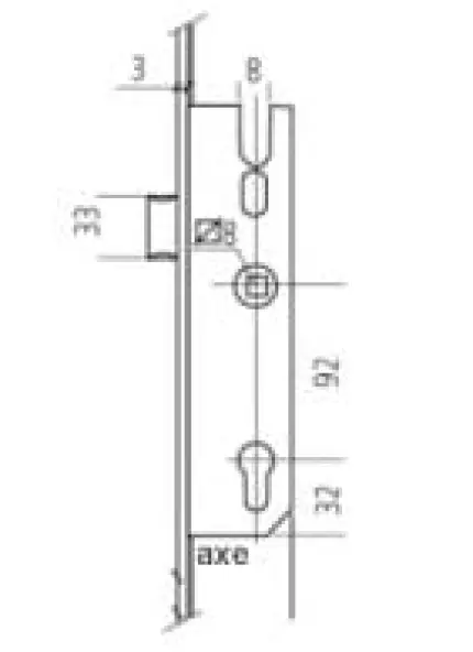 Boitier KFV pour SI AUBI 7330 nouvelle génération
