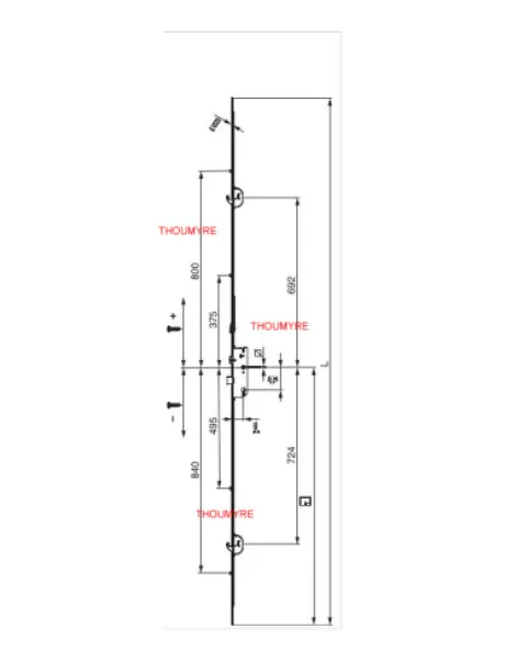 SERRURE MACO G-TS B-TV E92