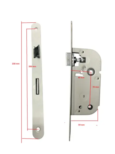 Serrure MARC 719 FR pour porte interieure Righini
