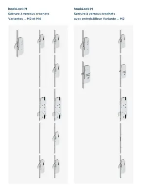 Serrure WINKHAUS T-F2460 L03/40 92/8 M4 MC - 2
