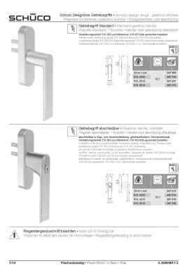 Poignée de fenêtre Schüco AWS/SimplySmart noire RAL 9005 – Entraxe 100 mm - 2
