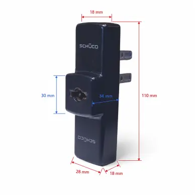 Boitier Schuco 214828 1 fourche sans poignée