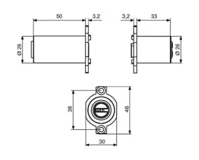Cylindre adaptable FICHET Dormakaba Expert AK753-10 - 2