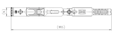 Verrou SIEGENIA TS C100 pour fenêtre PVC oscillo-battante - 2