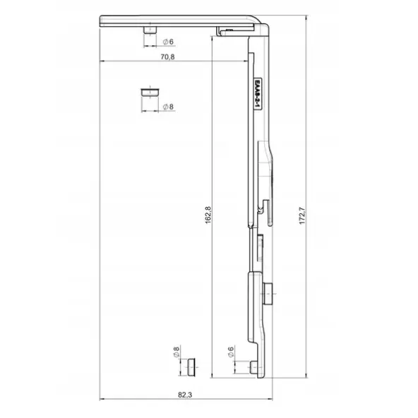 Renvoi d’angle pour fenêtre Fapim EAAS-1 EBGC