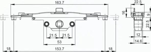 Mécanisme Monodirectionnel GIESSE M180 pour OB