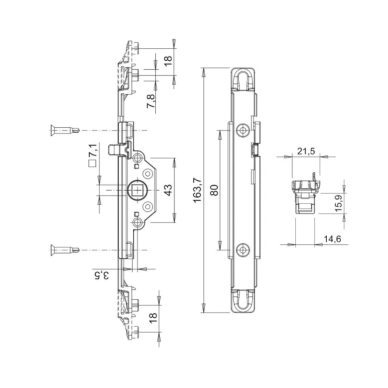 Mécanisme Monodirectionnel GIESSE M180 pour OB - 4