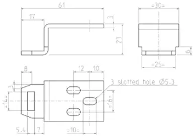 Serrure en applique RONIS ELP102 - 2