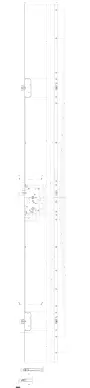 Serrure multipoint GU anti panique BKS 6-33200-01-R-8 1 SEC2170EK 55/72