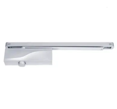 Ferme-porte ISEO IS65LE argent en applique, force EN 2/3