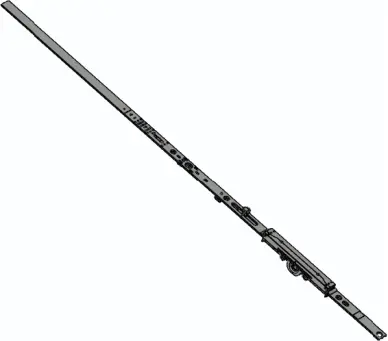 Crémone Winkhaus GAK F7,5 mm pour fenêtre OB