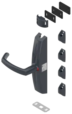 Crémone pompier La Croisée DS DUALIS DS7211 en applique