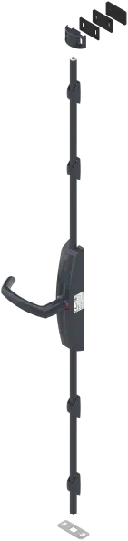 Crémone pompier La Croisée DS DUALIS DS7211 en applique