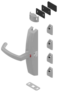 Crémone pompier La Croisée DS DUALIS DS7211 en applique - 2