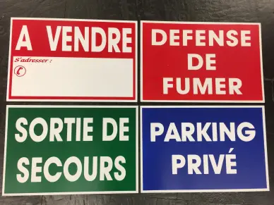 PANNEAU INDIC-PVC-L300*200mm