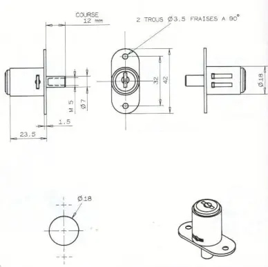POUSSOIR HL AUTO-BLOQUANT-2C