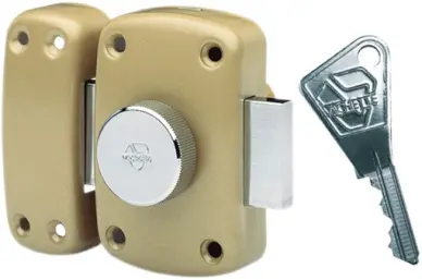 VERROU VACHETTE A BOUTON SANS CYLINDRE-SANS CLE