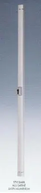 STYL' BARRE 2 POINTS HAUT + BAS - 2,3m - ARGENT