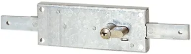 SERRURE EN APPLIQUE AVEC 2 PENES LAT EN 160x60 POUR PROFIL EUROPEEN