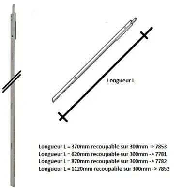 PROLONGATEUR RALLONGE FERCO GU POUR SERIE 5.28 - 6.35 - 5.25