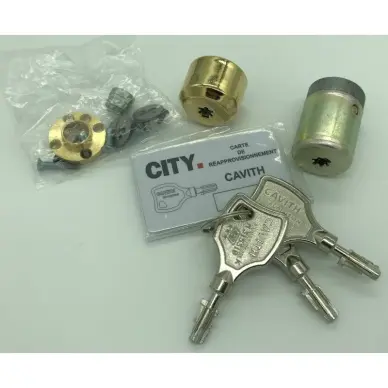 JEU DE CYLINDRE ADAPTABLE CAVITH/ IZIS/KABA - 2