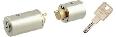 JEU DE CYLINDRES ADAPTABLE SERRURE JPM-KESO - 4 CLES HAUTE SECURITE - 1