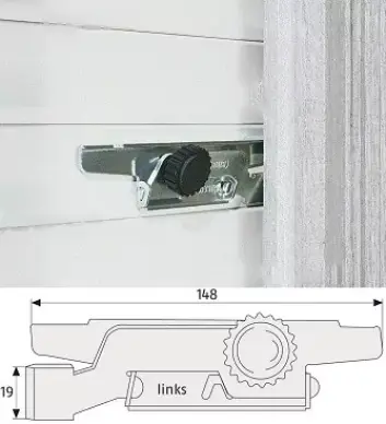 Fermeture pour volet roulant RS97 ABUS