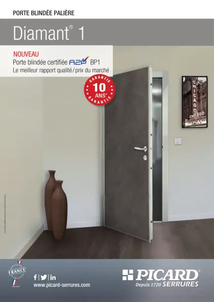 Bloc porte blindée Picard 