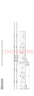 Serrure ROTO H600 E92 4 galets champignons