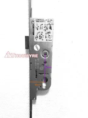 Serrure cremone GU europa 40-70 6-32298-RR-0 4 galets - 2