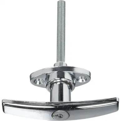 Serrure pour Porte de Garage Ronis Chromée