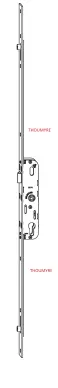 serrure GU ferco 5.28 axe 28/70 2 galets G-24402-28-L-0