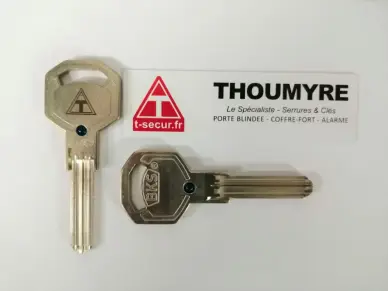 cle securité BKS t-secur RK4579-N°commence par FXAE.. - 1