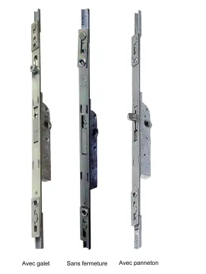Crémone de fenêtre porte FERCO axe 15 ajustable haut et bas