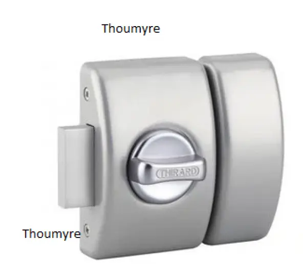 Verrou à bouton universel thirard-4 clés sécurité