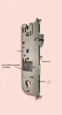 Boitier serrure MACO E92 DM40 REF 244092