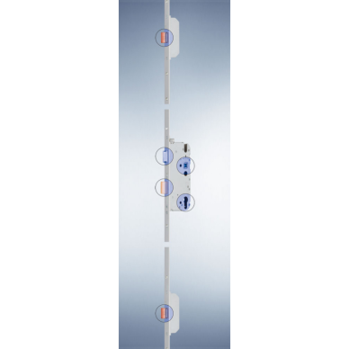 serrure SECURY-GU ferco PP MR2 axe 50/70mm 3 points g-24489-50