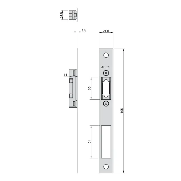 Serrure magnétique SERIE 528.85