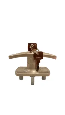 Poignée pour porte garage DOITRAND en T avec clé carré de 8mm